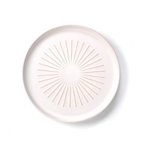 Plato marfil postre de 21 cm - DCasa