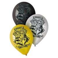 Globos de Harry Potter negros y dorados - Ciao - 10 unidades