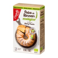 Polvo de hornear sin gluten ecológico de 4 x 17 gr - Castelló