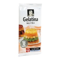 Gelatina neutra - Carmencita - 12 láminas