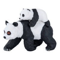 Figura para tarta de Panda y bebé de 9 cm