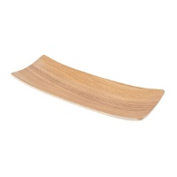 Vaciabolsillos rectangular de madera de 34,2 x 12,8 cm - DCasa