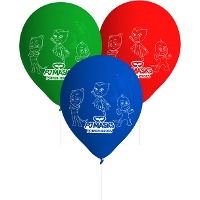 Globos de látex de PJ Masks - 8 unidades