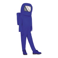 Disfraz de astronauta azul infantil