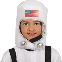 Casco de astronauta de tela infantil