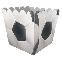 Caja de fútbol con diseño de balones - 3 unidades