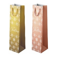 Bolsa vino de 35 x 10 x 8 cm de Golden snow - 1 unidad