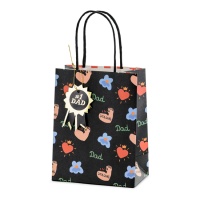 Bolsa regalo de 18 x 14 x 8 cm de Strong Dad - 1 unidad