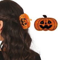 Pinza para el pelo de calabaza de 6,5 cm