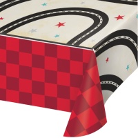 Mantel de papel de Vintage Race Car de 1,37 x 2,59 m