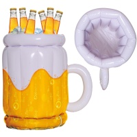 Jarra de cerveza hinchable para bebidas de 45 x 30 cm