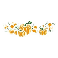 Plantilla stencil de calabazas de 33 x 14 cm - Artis decor