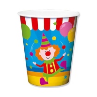 Vasos de Circus de 266 ml - 6 unidades