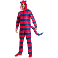 Disfraz de gato Cheshire de Alicia para adulto