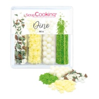 Kit de sprinkles de dino mix de 61 gr - Scrapcooking