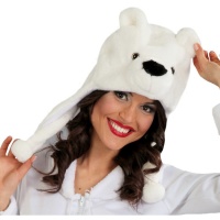 Gorro de oso polar de 52 cm