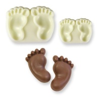 Moldes de pies de bebé - JEM - 2 unidades