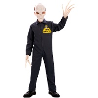 Disfraz de alienígena área 51 para niño