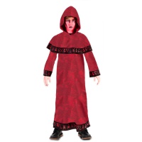 Disfraz de maestro satánico rojo para niño