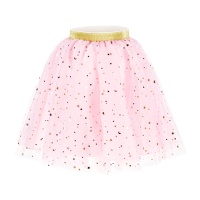Falda rosa de princesa de 3 a 7 años