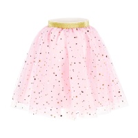 Falda rosa de princesa de 3 a 7 años