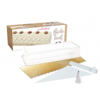 Kit para tronco de Navidad de punto - Scrapcooking - 5 piezas