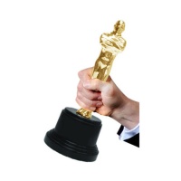 Estatuilla de Oscar dorada