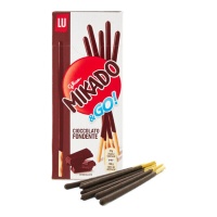 Mikado galletas cubiertas de chocolate negro - Lu