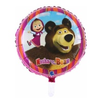 Globo de Masha y el oso redondo de 46 cm - Grabo