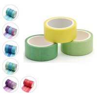 Washi tape tricolor de 3 m - 3 unidades
