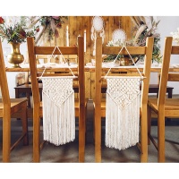 Macramé blanco de 30 x 49 cm