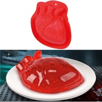 Molde para gelatina de corazón de 16 x 12 cm - 1 cavidad