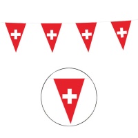 Banderín de Suiza de triángulo de 10 m