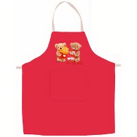 Delantal de osos amorosos