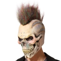 Máscara de esqueleto punky