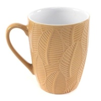 Taza de 400 ml hojas mostaza - DCasa