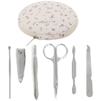 Juego de manicura de Flores basics redondo - 6 unidades