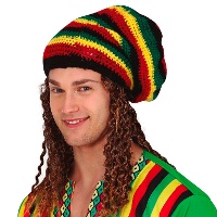 Gorro de rastafari multicolor