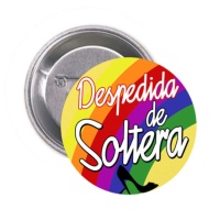 Chapa de despedida de soltera de colores