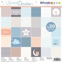 Kit de papeles scrapbooking de Sweet Dreams - Artemio
