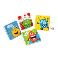 Libretas de monstruo con tapa dura - 4 unidades