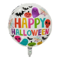 Globo de Happy Halloween de colores vivos de 45 cm - Party love