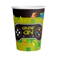 Vasos de Videojuegos de 250 ml - 8 unidades