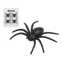 Araña de 7 x 6 cm decorativa - 4 unidades