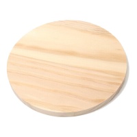 Disco de madera de 15 x 1 cm - 1 unidad