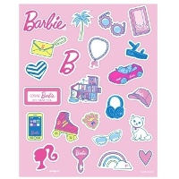 Pegatinas de Barbie - 4 hojas