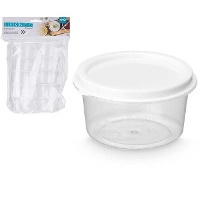 Tupper de 0,05 L redondo con tapadera - 10 unidades