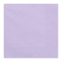 Servilletas de a 16,5 x 16,5 cm de colores - 20 unidades