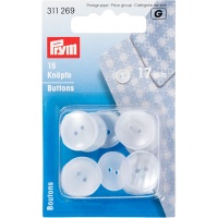 Botones de 1,7 cm para blusas y pjiamas - Prym - 15 unidades