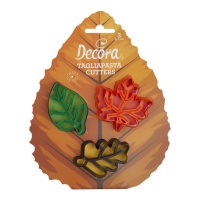 Cortadores de hojas de otoño - Decora - 3 unidades